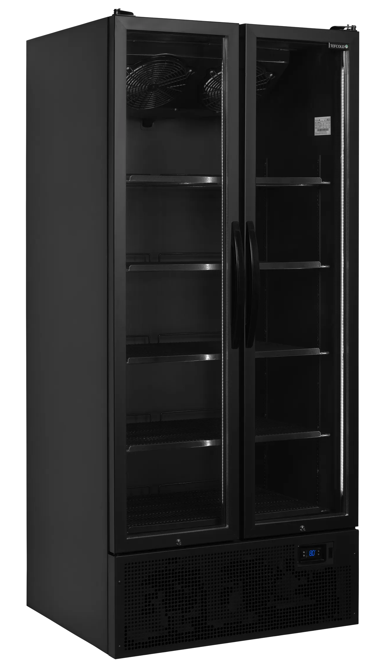 tefcold-fs890h-black-dvoudverova-prosklena-lednice-cerna